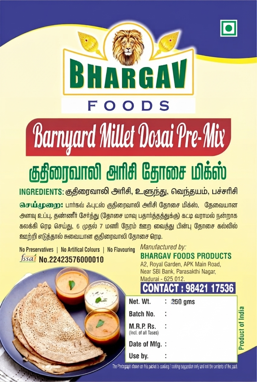 Barnyard Millet Dhosai Pre-mix